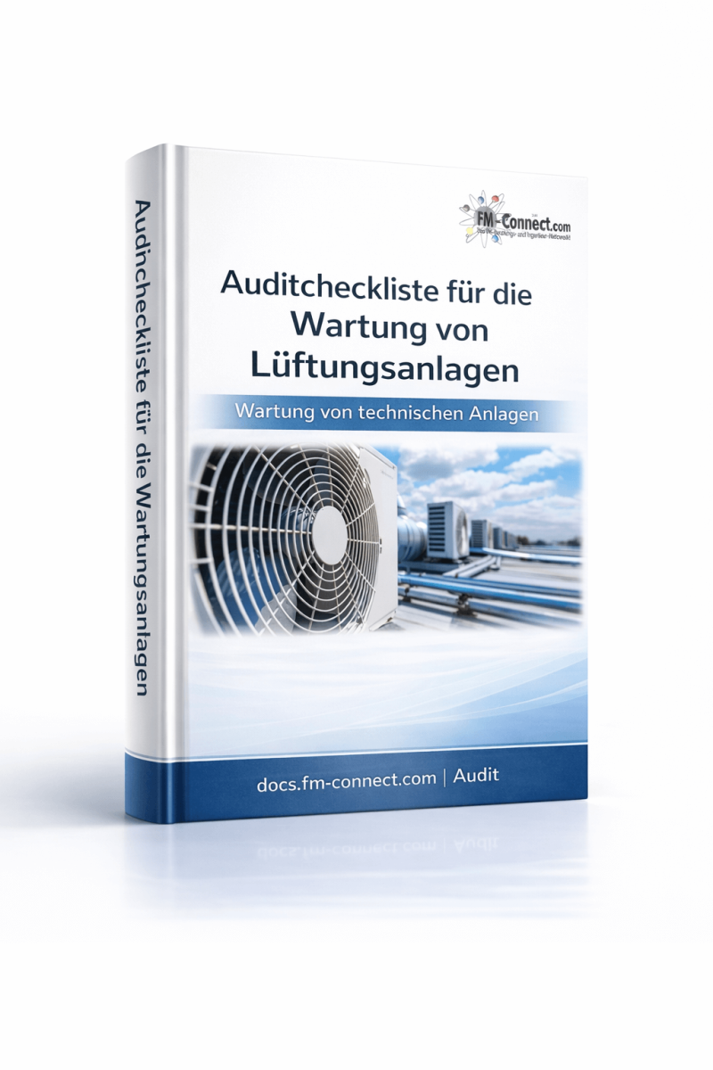 Cover der Auditcheckliste für die Wartung von Lüftungsanlagen im Facility Management