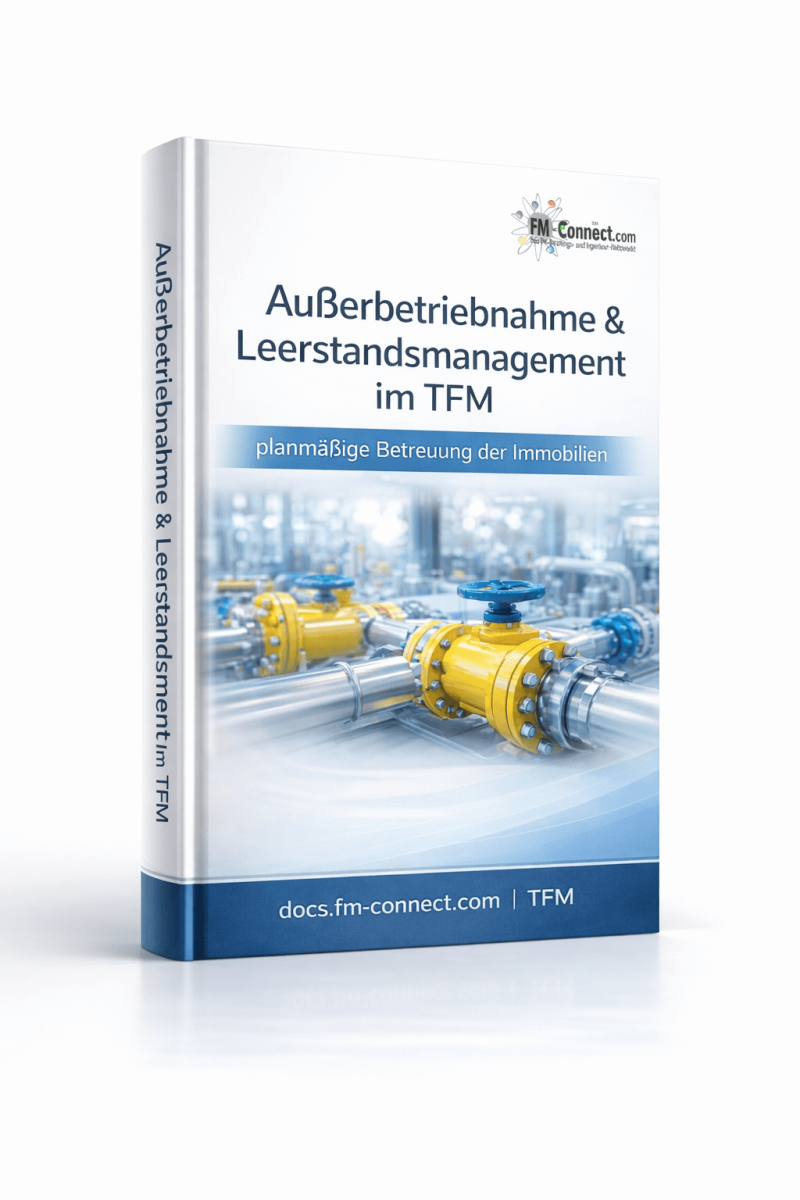 Cover der Außerbetriebnahme und des Leerstandsmanagements im Facility Management