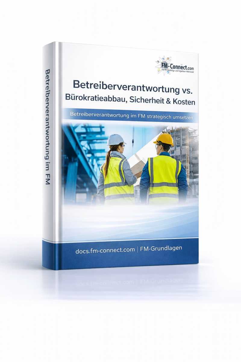 Cover zur Betreiberverantwortung im Spannungsfeld von Buerokratieabbau Sicherheit und Kosten als strategische Entscheidungsgrundlage im Facility Management