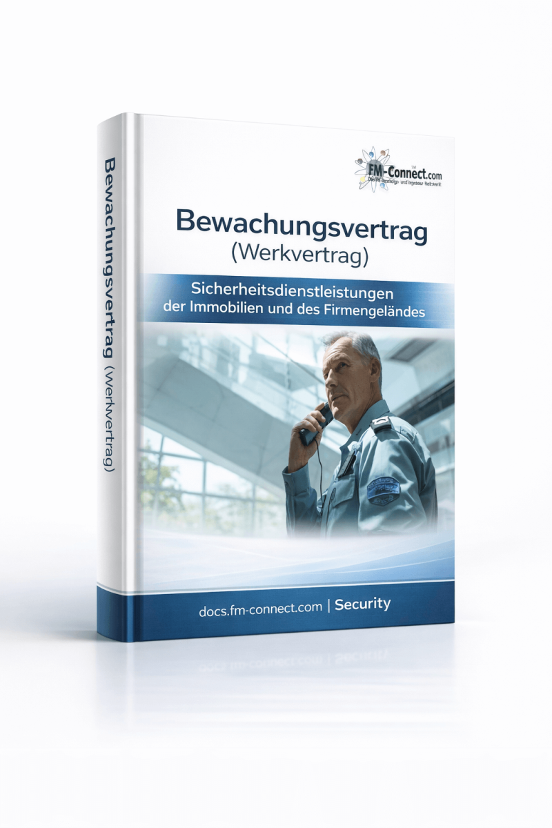 Cover des Bewachungsvertrags als Werkvertrag im Facility Management