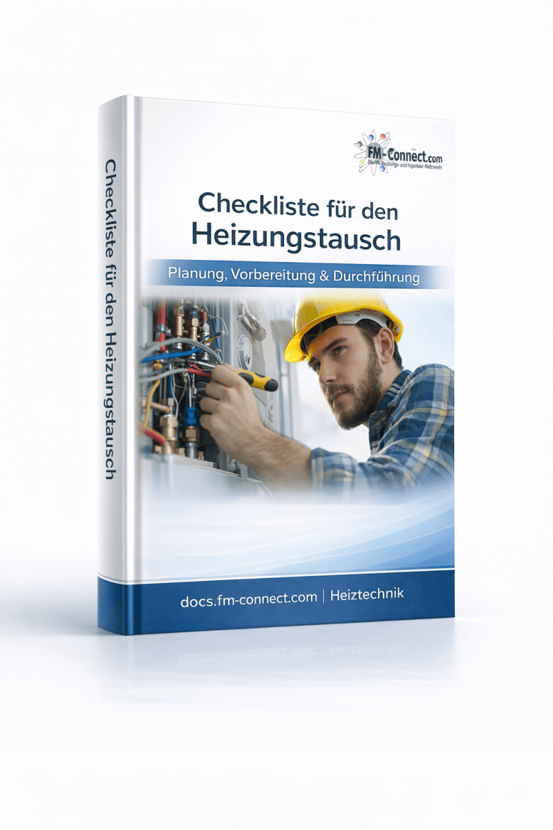 Cover der Checkliste für den Heizungstausch im Facility Management