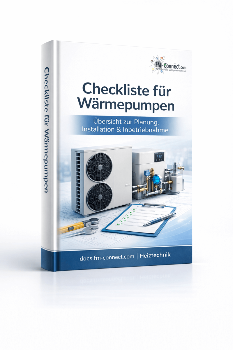 Cover der Checkliste für Wärmepumpen im Facility Management