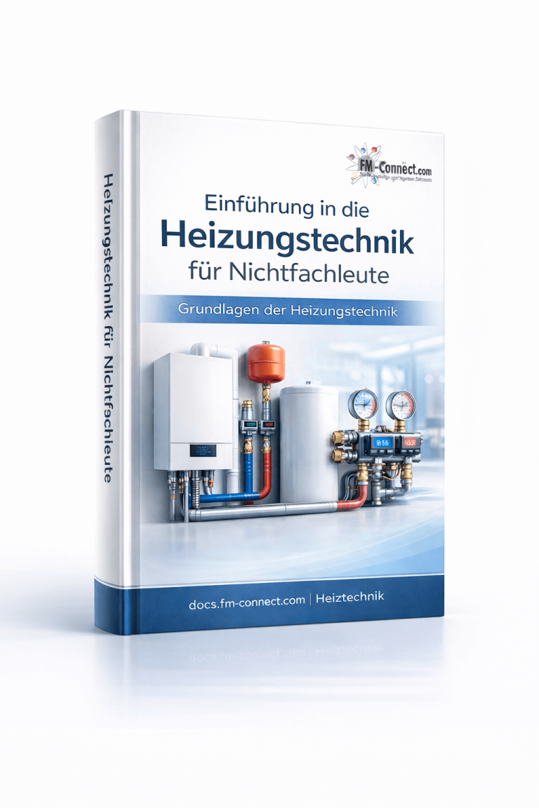 Cover der Einführung in die Heizungstechnik für Nichtfachleute als Schulungs- und Grundlagenunterlage im technischen Facility Management