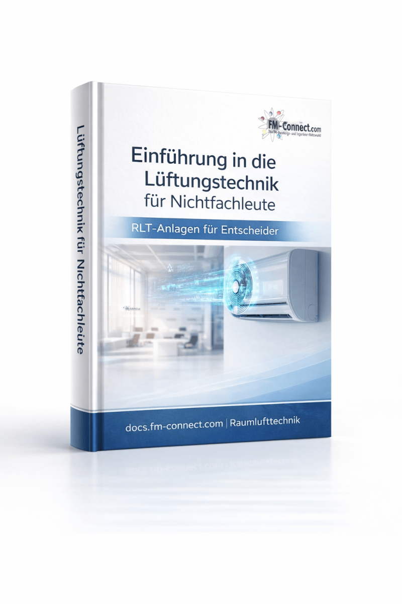 Cover zur Einfuehrung in die Lueftungstechnik fuer Nichtfachleute als technische Grundlagenunterlage im Facility Management