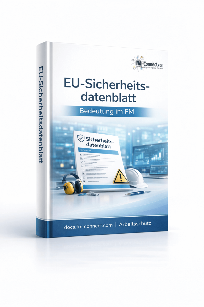 Cover der Bedeutung des EU-Sicherheitsdatenblatts im Facility Management
