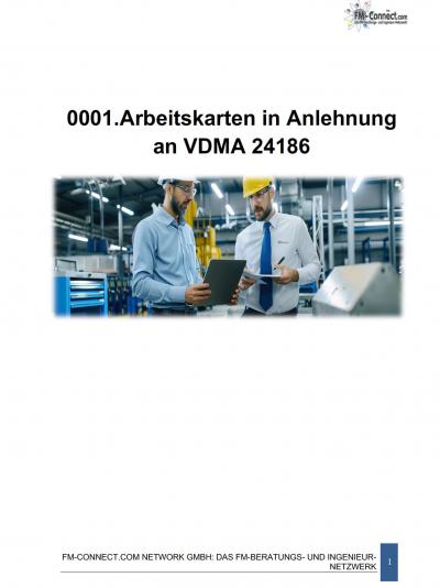 FM-0001.Arbeitskarten in Anlehnung an VDMA 24186 ff