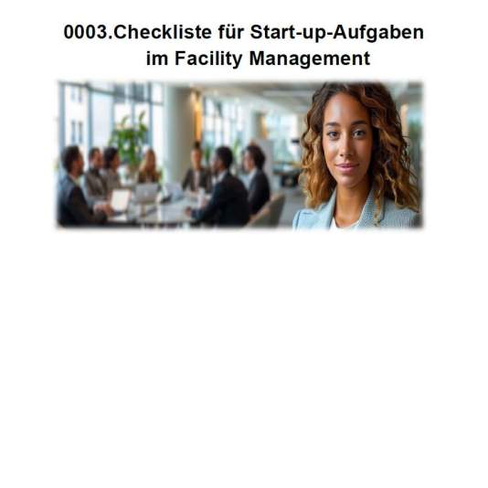 Checkliste Start-up für FM