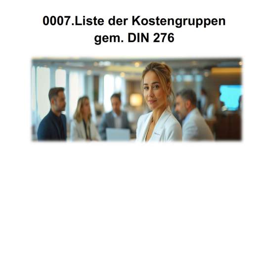 FM-0007.Liste der Kostengruppen gem. DIN 276
