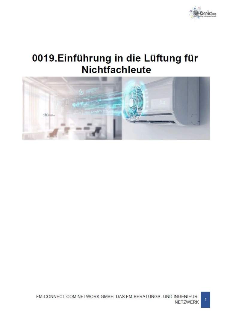 Einführung in die Lüftungstechnik für Nichtfachleute