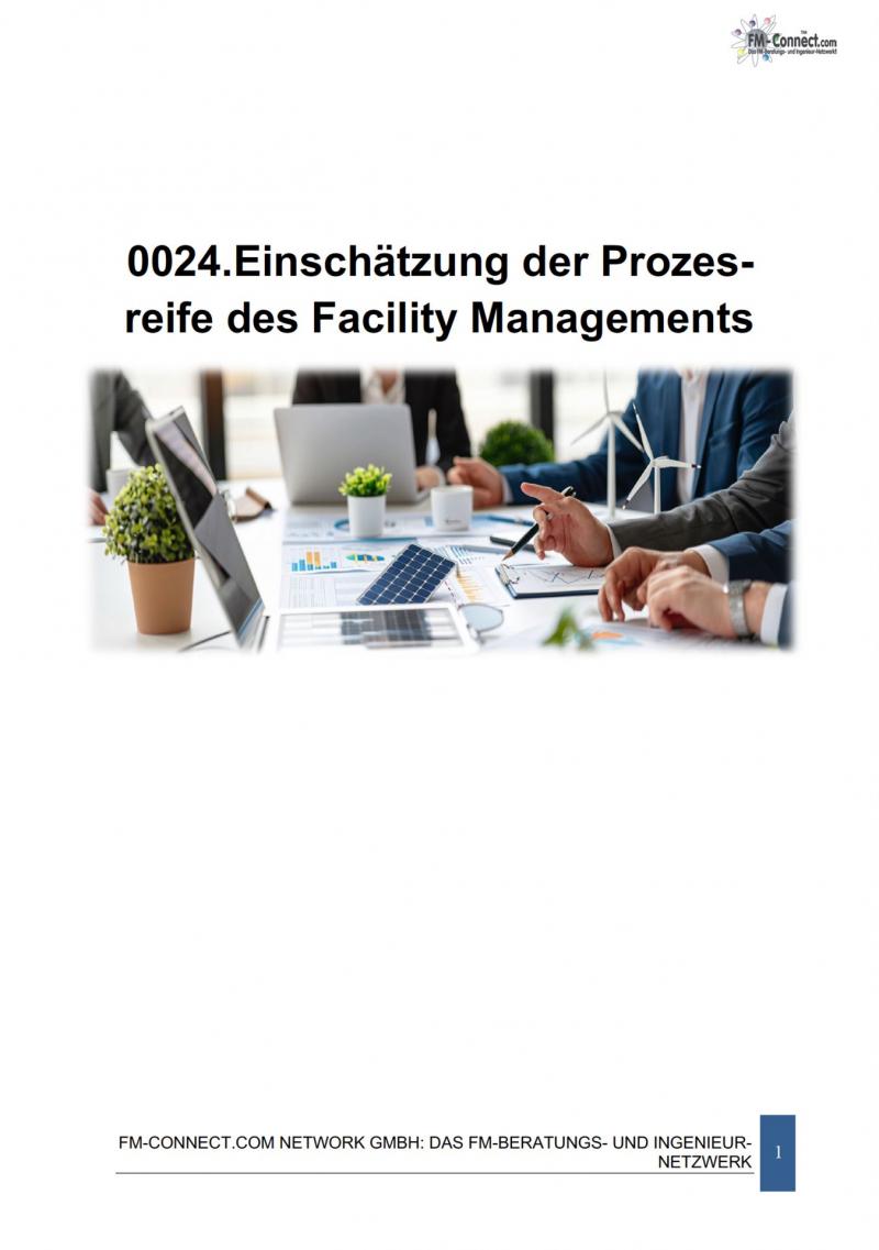 FM-0024.Einschätzung der Prozessreife des Facility Managements