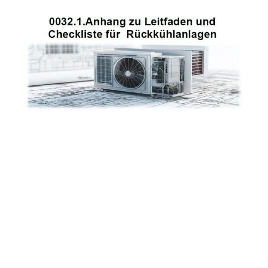Anhang zu Leitfaden und Checkliste für Rückkühlanlagen