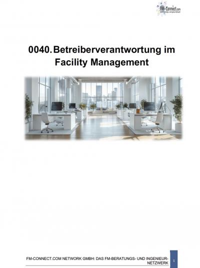 FM-0040.Betreiberverantwortung im Facility Management