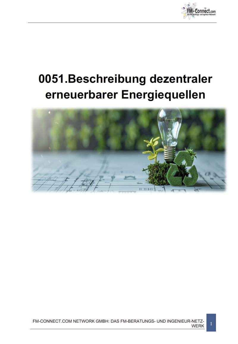 FM-0051.Beschreibung dezentraler erneuerbarer Energiequellen