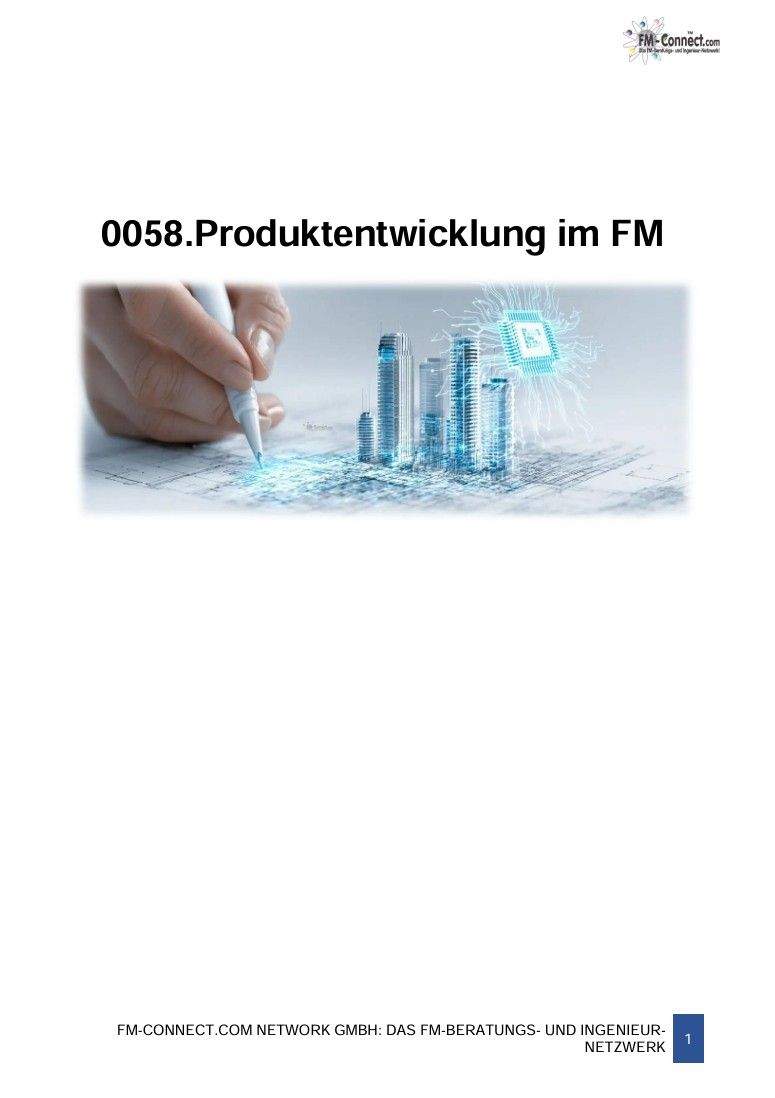 Produktentwicklung im FM