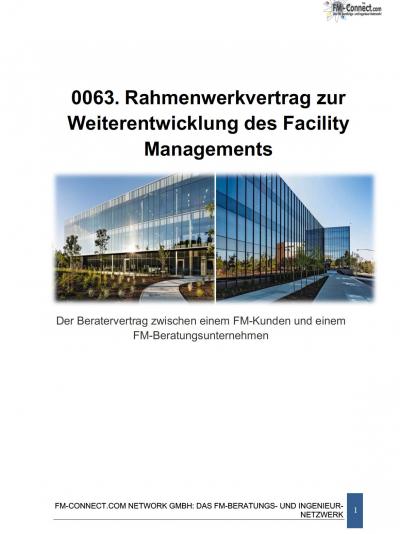 FM-0063.Rahmenwerkvertrag zur Weiterentwicklung des Facility Managements