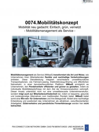 FM-0074.Mobilitätskonzept-Mobilitätsmanagement als Service