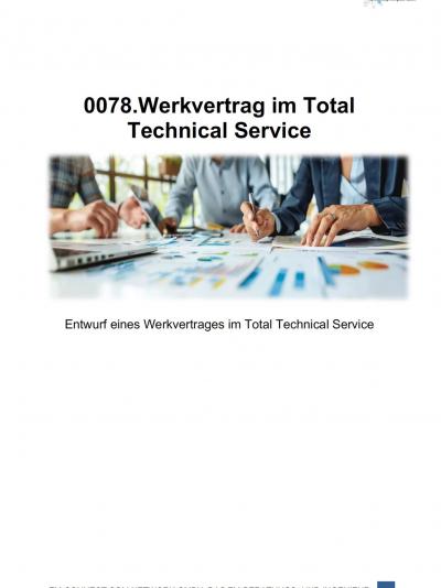 FM-0078.Werkvertrag im Total Technical Service