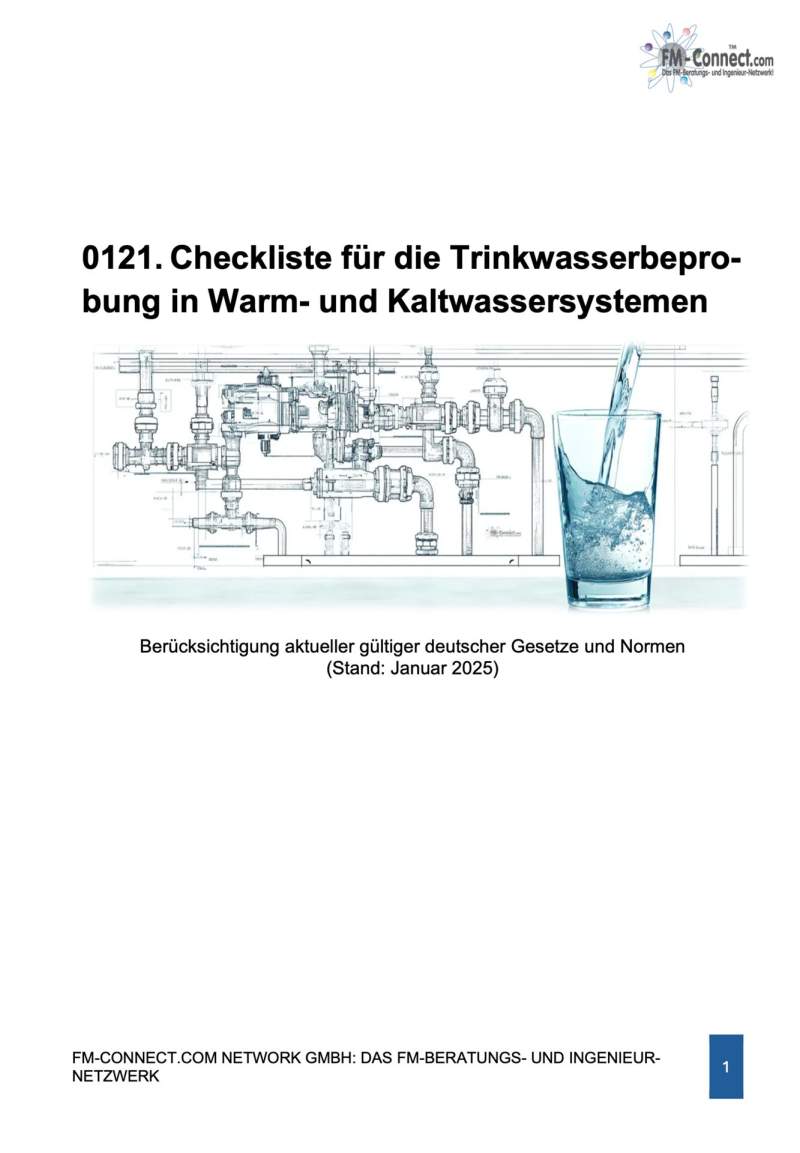 FM-0121.Checkliste für die Trinkwasserbeprobung in Warm- und Kaltwassersystemen
