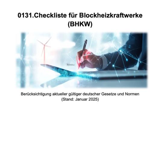 FM-0131.Checkliste für Blockheizkraftwerke (BHKW)