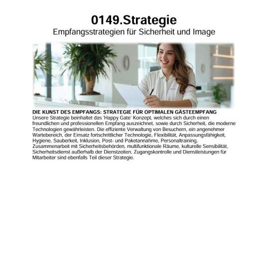 FM-0149.Empfangs- und Kontaktzentrum » Strategie