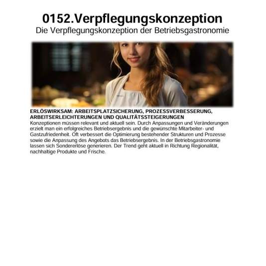 FM-0152.Betriebsgastronomie » Verpflegungskonzeption