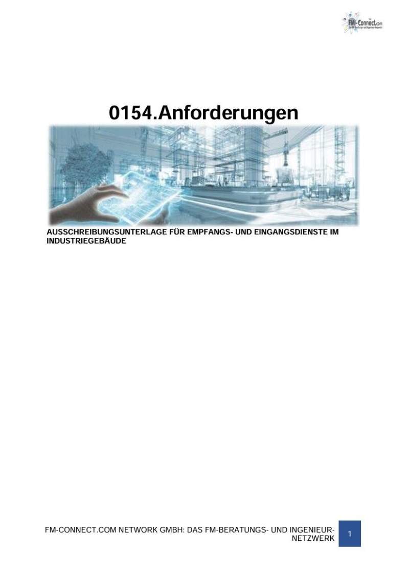 FM-0154.Empfangs- und Kontaktzentrum » Anforderungen