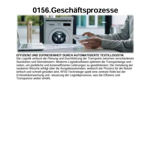 FM-0156.Berufswäsche-Textillogistik » Geschäftsprozesse