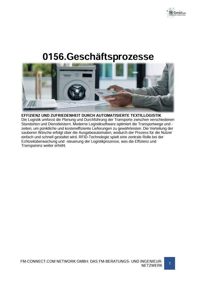 FM-0156.Berufswäsche-Textillogistik » Geschäftsprozesse