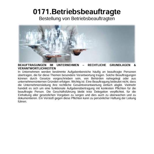 Organisationsentwicklung » Aufbauorganisation » Betriebsbeauftragte