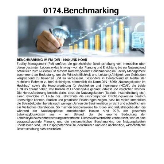 Strategie » FM-Strategie » Transformation » Benchmarking im FM 