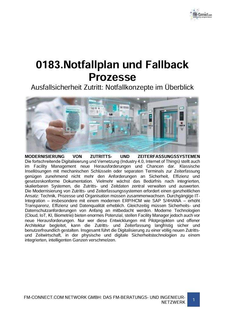 FM-0183.Zutritt-Ausschreibung-Notfallplan und Fallback Prozesse
