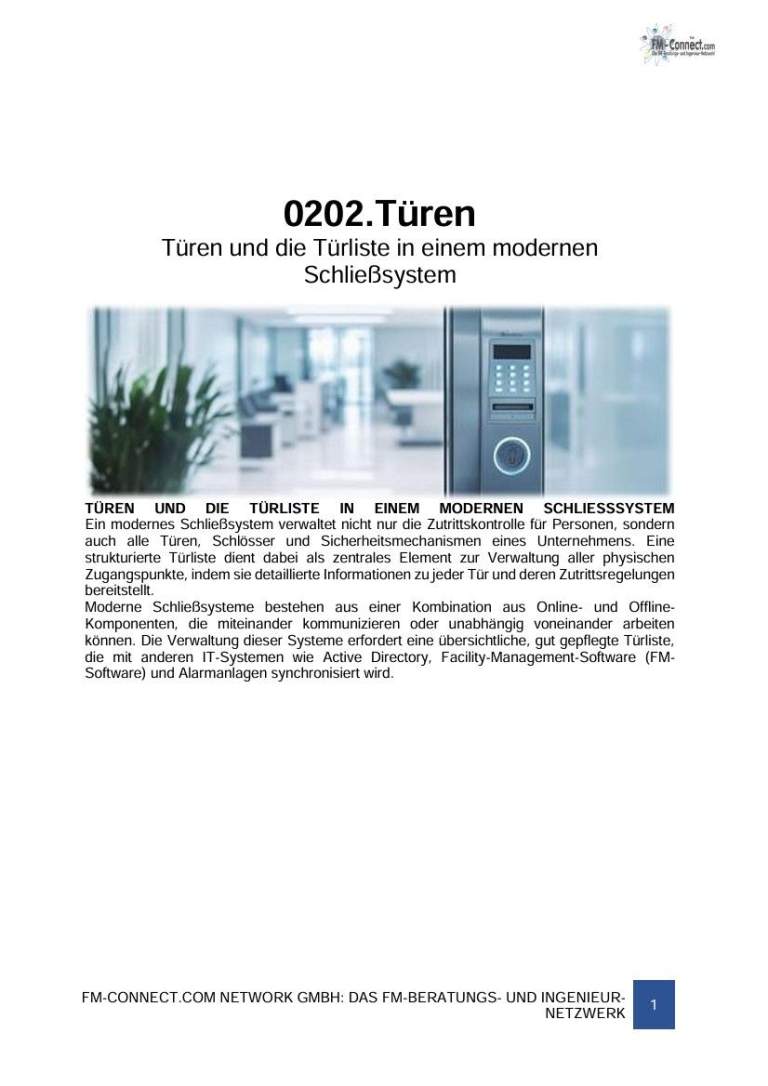 Zutritt - Konzeption - Türen