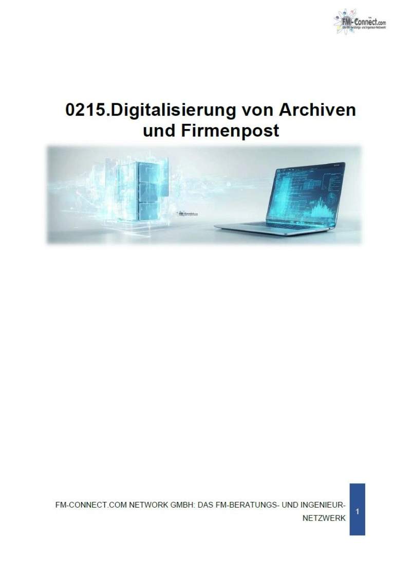 Digitalisierung von Archiven und Firmenpost