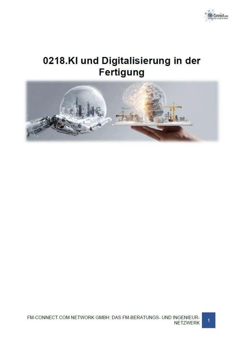 KI und Digitalisierung in der Fertigung