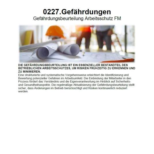 Arbeitsschutz » Gefährdungen