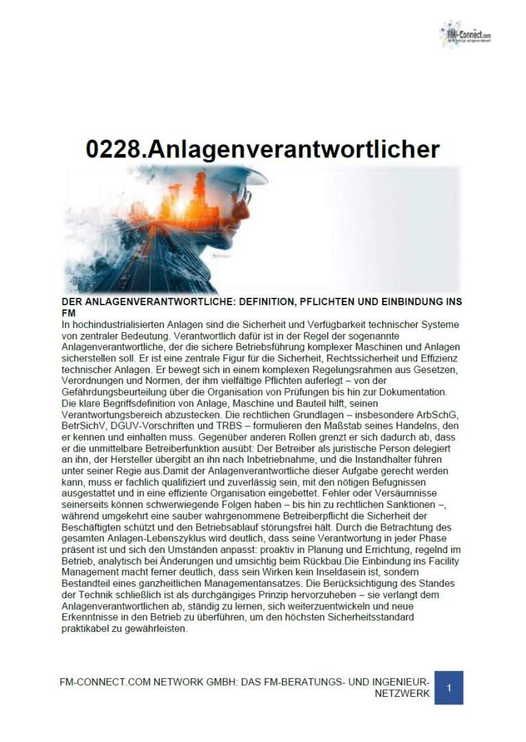 TFM » TFM-Strategie » Stakeholder » Anlagenverantwortlicher