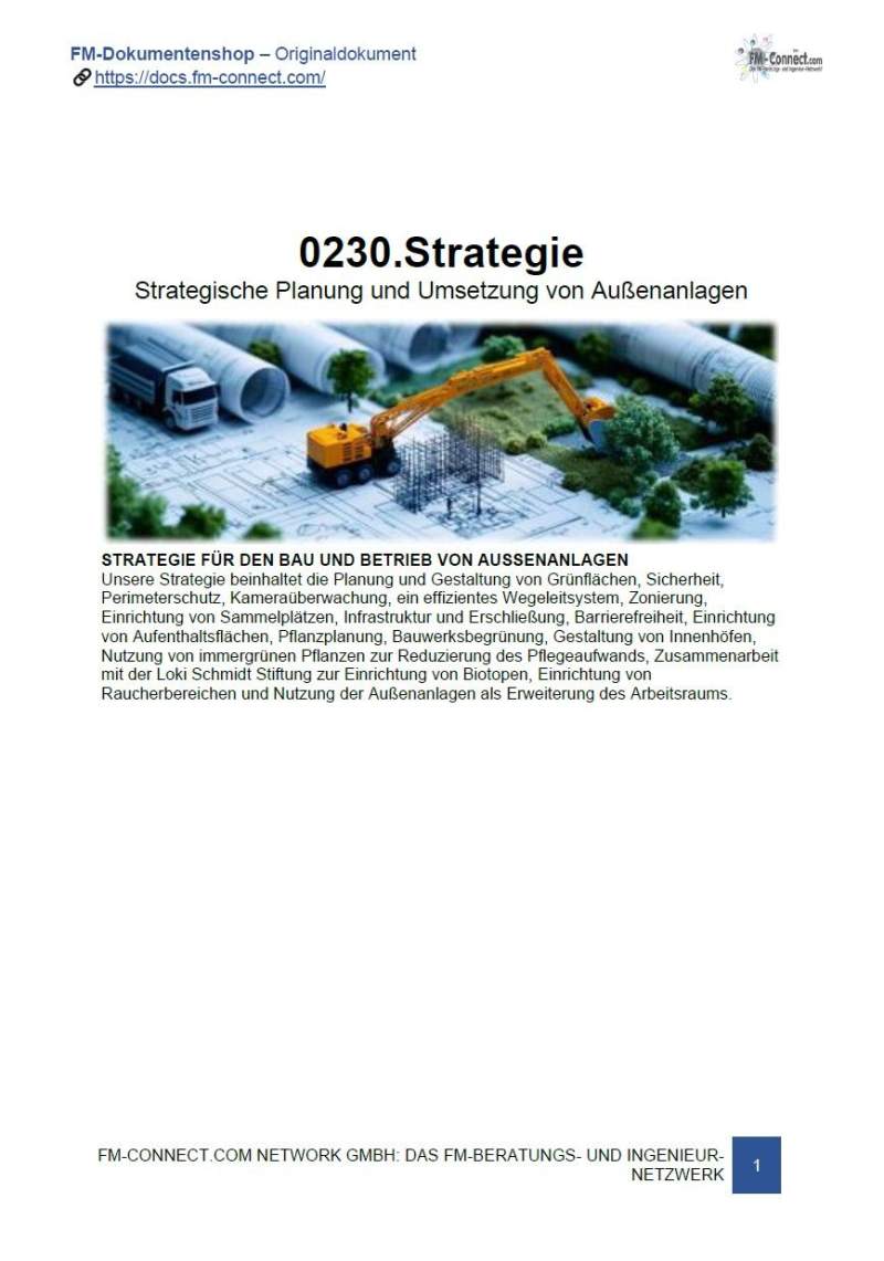 Strategische Planung und Umsetzung von Außenanlagen