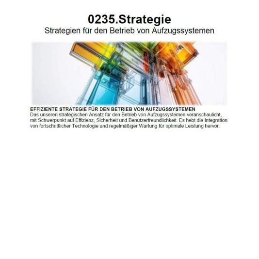 Strategien für den Betrieb von Aufzugssystemen