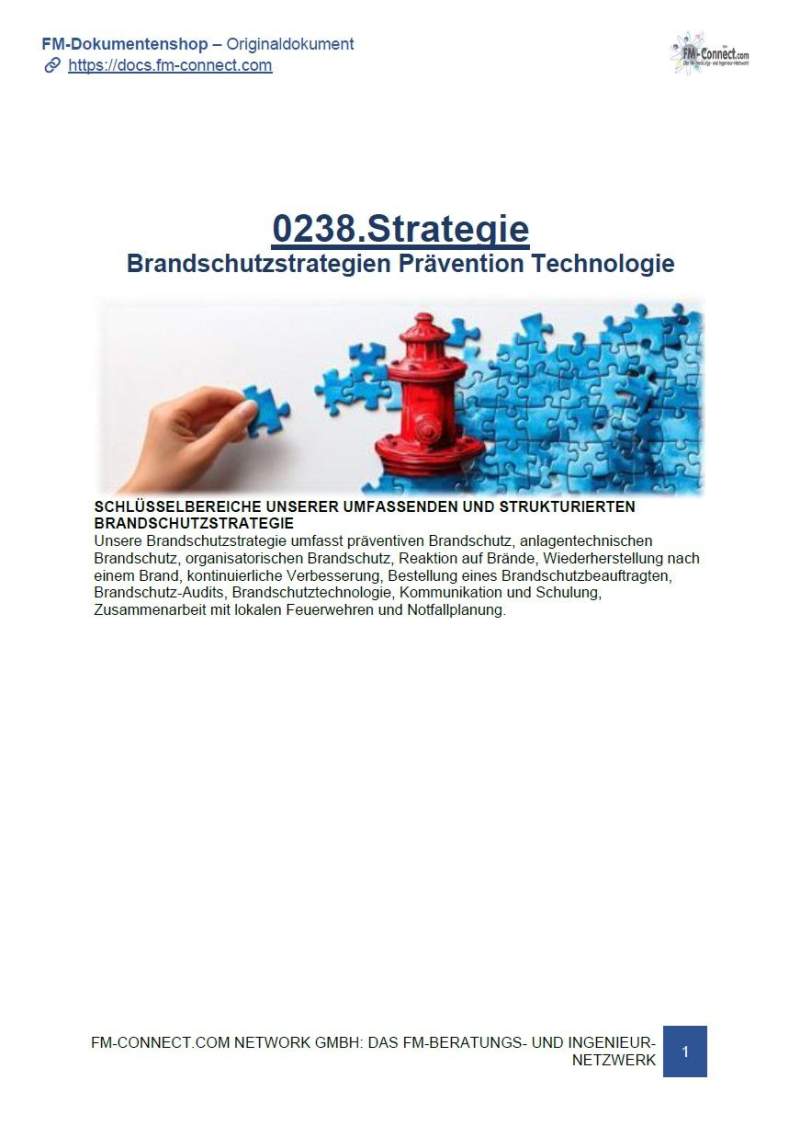 Brandschutzstrategien Prävention Technologie