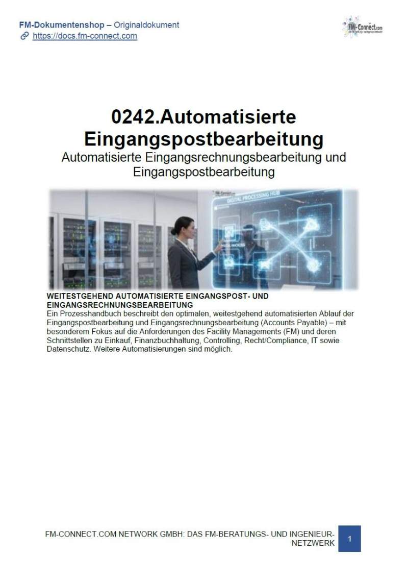 Automatisierte Eingangspostbearbeitung