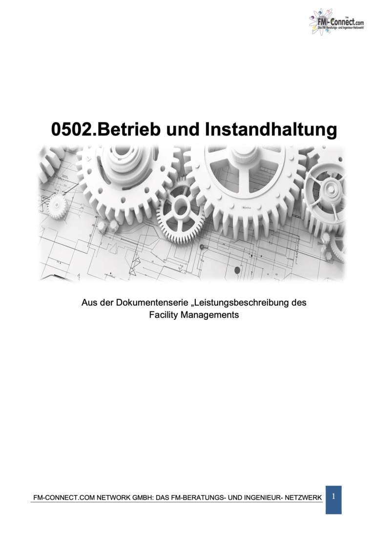 FM-0502.Betrieb und Instandhaltung