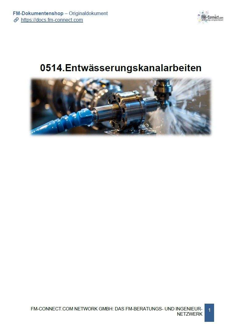 FM-0514.Entwässerungskanalarbeiten