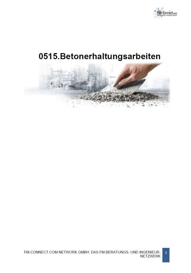 Betonerhaltungsarbeiten