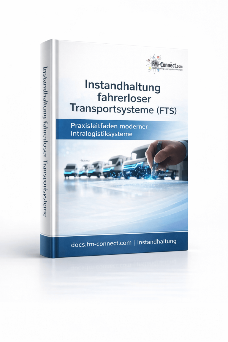 Cover zur Instandhaltung fahrerloser Transportsysteme FTS als technische Grundlage zur Sicherstellung von Verfuegbarkeit und Betriebssicherheit im Facility Management