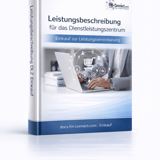 Cover der Leistungsbeschreibung für die Dienstleistungszentrale Einkauf im Facility Management