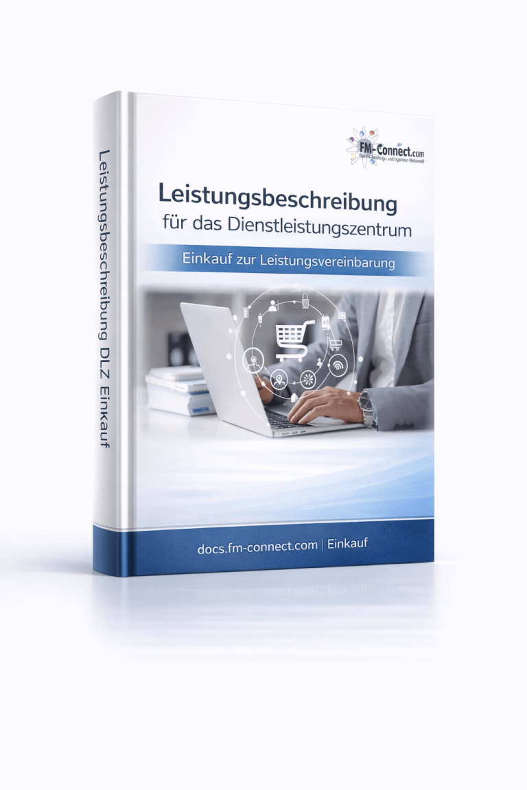 Cover der Leistungsbeschreibung für die Dienstleistungszentrale Einkauf im Facility Management