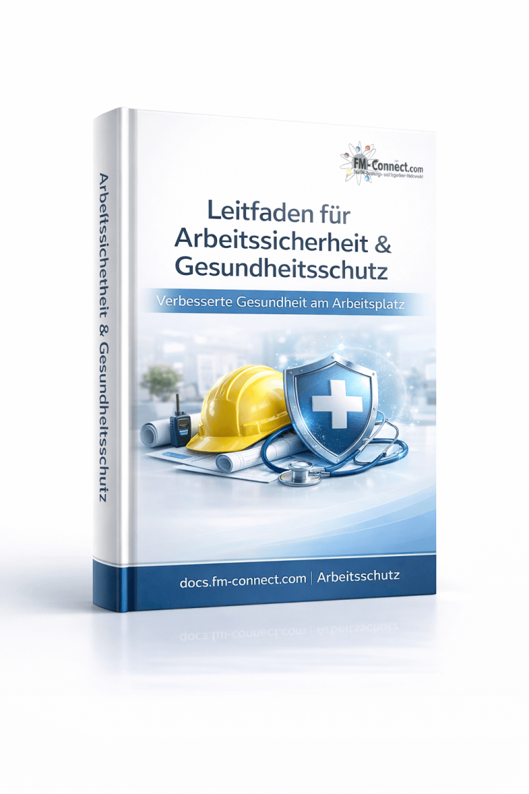 Cover des Leitfadens für Arbeitssicherheit und Gesundheitsschutz im Facility Management