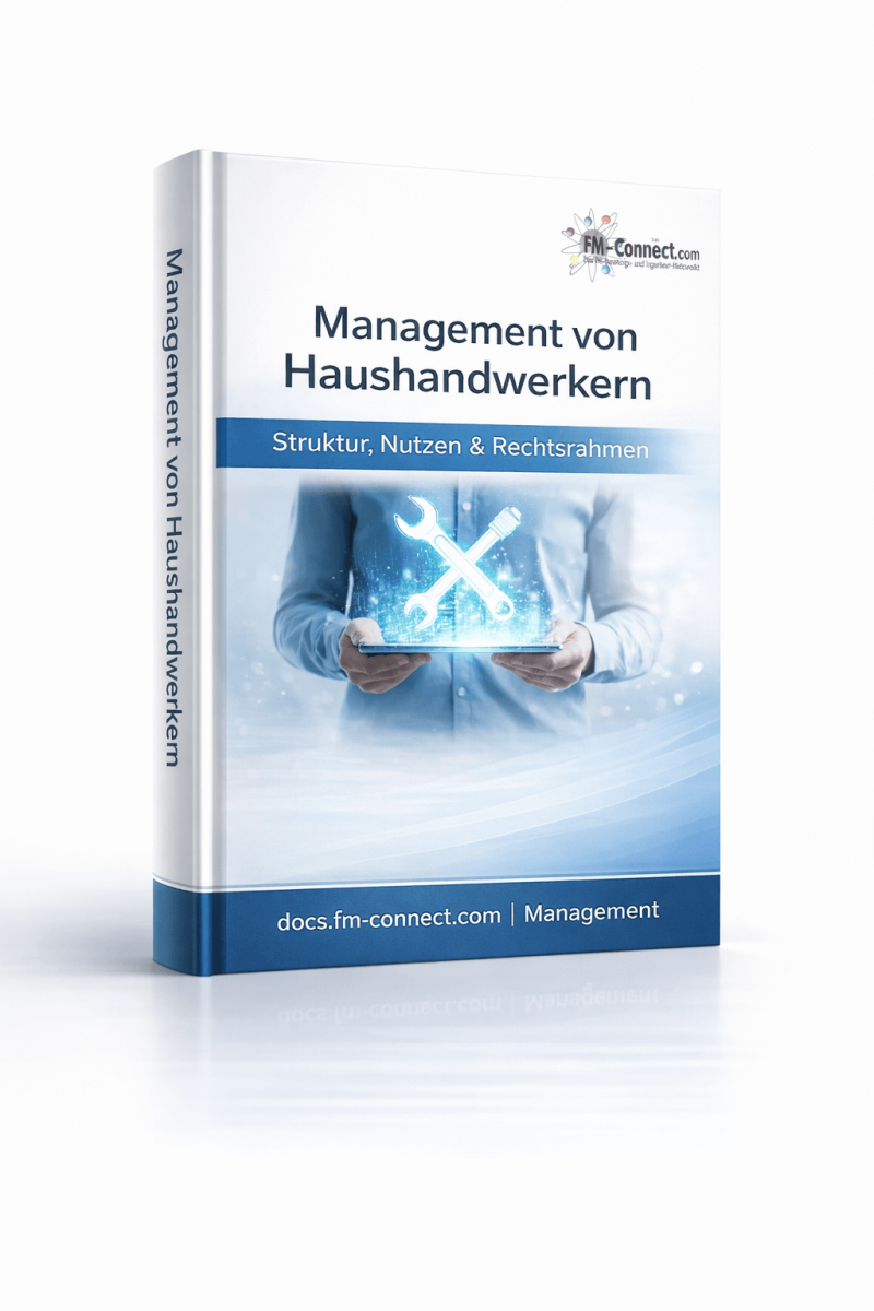 Cover zum Management von Haushandwerkern im Facility Management als organisatorische Grundlage zur Steuerung interner Handwerkerleistungen und Serviceprozesse im FM