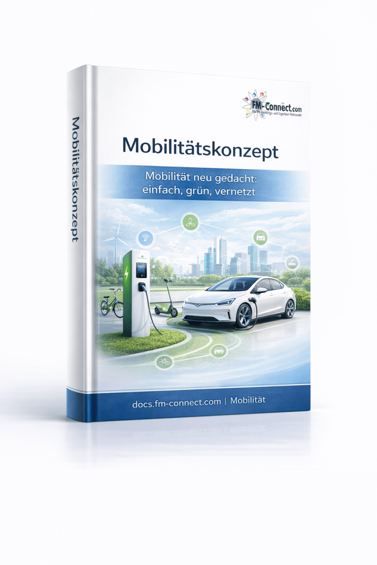 Cover des Mobilitaetskonzepts Mobilitaetsmanagement als Service im Facility Management als strategische Grundlage zur Organisation betrieblicher Mobilitaetsloesungen