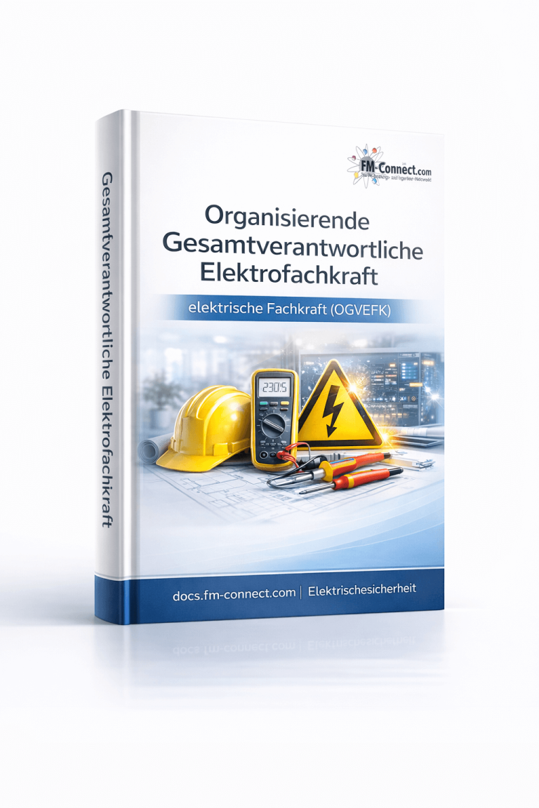 Cover der organisierenden Gesamtverantwortlichen Elektrofachkraft im Facility Management